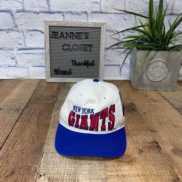 Vintage 90s New York Giants Apex One Classic Collection Hat Cap NFL.